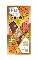Шоколад Сибирский кедр молочный с манго и кедровым орехом, 100 г 