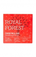 Плиточный шоколад Royal Forest молочный из обжаренного кэроба 75 г 