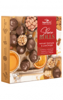 Мягкий грильяж Берестов А.С. Shoco Rolls с арахисом, 135 г 