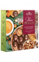 Мягкий грильяж Берестов А.С. Shoco Rolls с фундуком, 135 г 