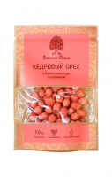 Кедровый орех в белом шоколаде с клубникой Сибирский кедр, 60 г 