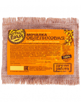 Мочалка льняная с органическим мылом Облепиховая Алтын Бай 