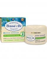 Крем для нормальной кожи лица ночной серии «Нежный лен» 