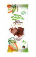 Плитка кондитерская Умные сладости шоколадная, 90 г 