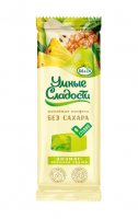 Умные сладости Желейные конфеты без сахара Ананас-зеленая груша, 90 г  