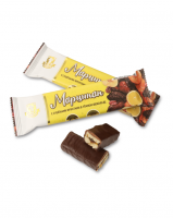 Марципан с сушеными фруктами в темном шоколаде ПУРПУР, 45 г Цена за упаковку - 12 шт 