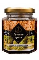 Грецкий орех в сиропе из сосновых шишек, 200 г