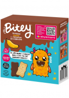 Печенье детское Bitey Банан с глазурью, 125 г 