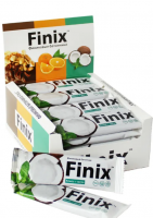 Финиковый батончик Finix кокос и мята, 30 г. Цена за упаковку - 24 шт.   