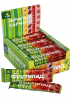 Фруктовый батончик Фрутилад Клюква и малина, 30 г. Цена за упаковку - 24 шт. 