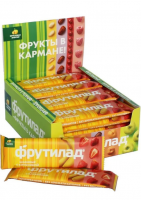 Фруктовый батончик Фрутилад банановый с клубникой, 30 г. Цена за упаковку - 24 шт. 