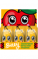 Фруктово-ягодный батончик Bitey Яблоко-Банан, 25 г. Цена за упаковку - 30 шт.  