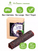 Пастила Сибирский кедр ягодная смородиновая без сахара, 100 г  