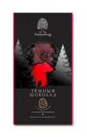 Шоколад Сибирский кедр темный с клюквой и кедровым орехом, 100 г
