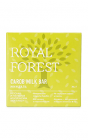 Шоколад из кэроба Royal Forest молочный с миндалем, 75 г 