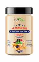 Паста Американская арахисовая сладкая NutVill, 180г 